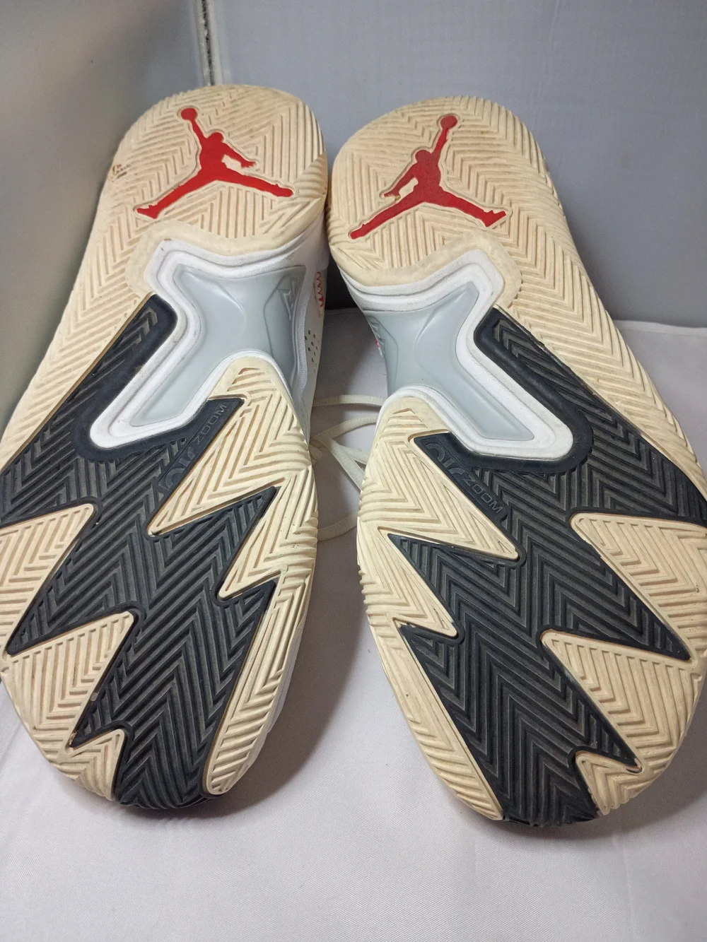 Jordan Men's One Take 4 Sail/Black-Wolf Grey Basketball Shoes DZ3338-106 Sz 9